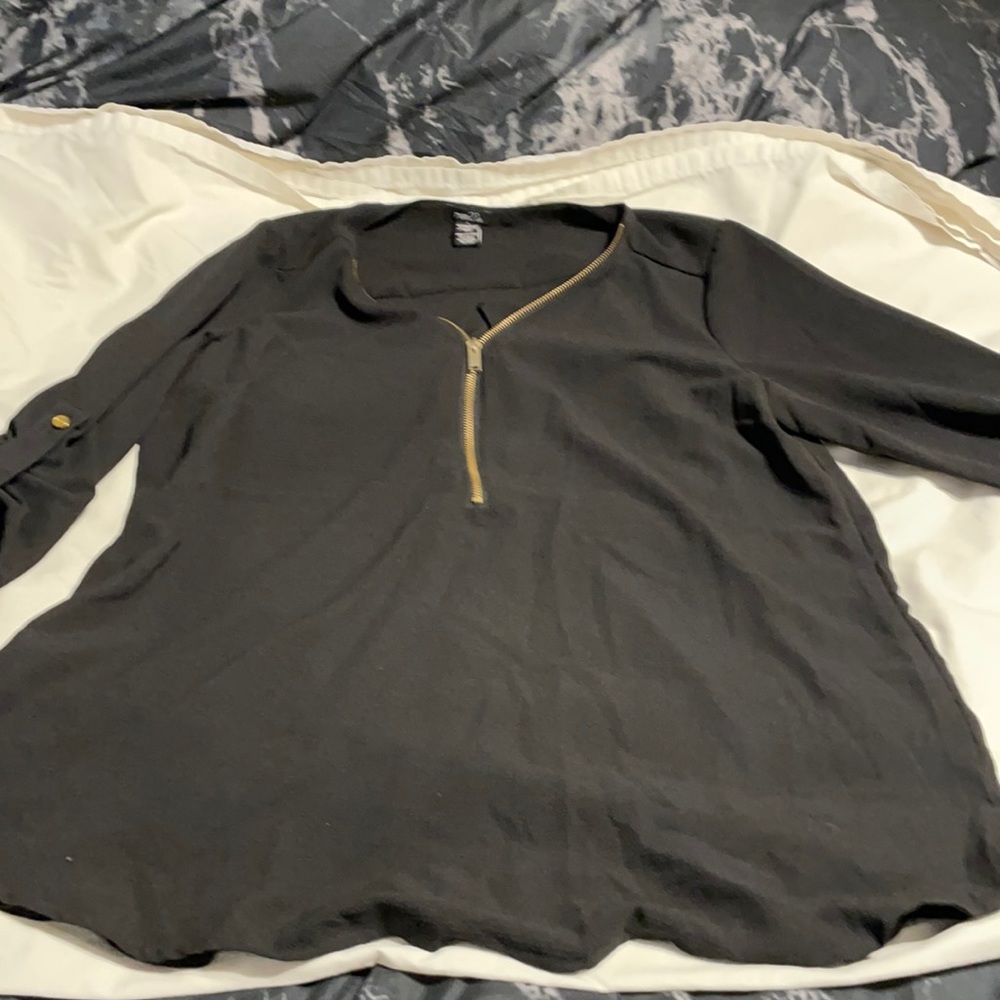 Black dress shirt